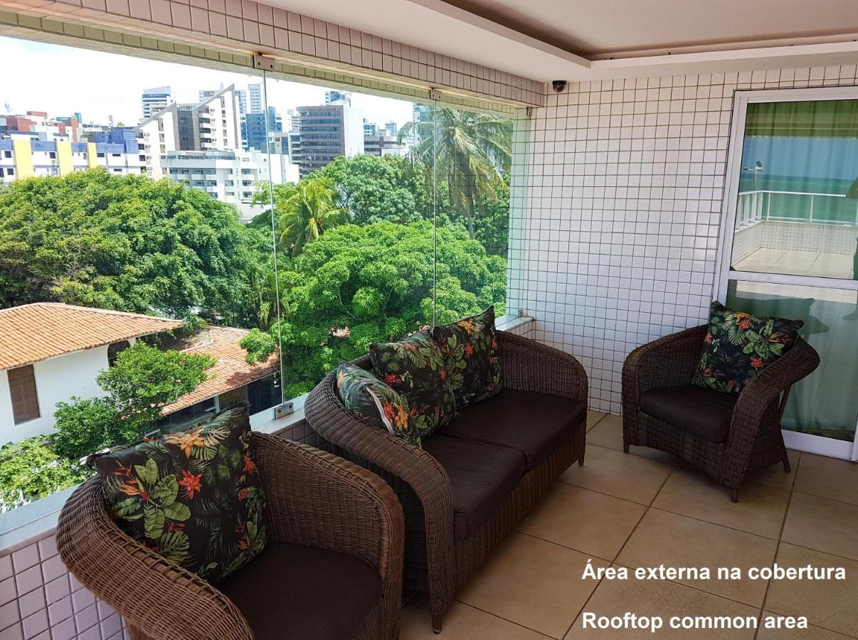 Pé na areia em Manaíra! Diária em apartamento de 2 quartos na beira-mar! João Pessoa Extérieur photo